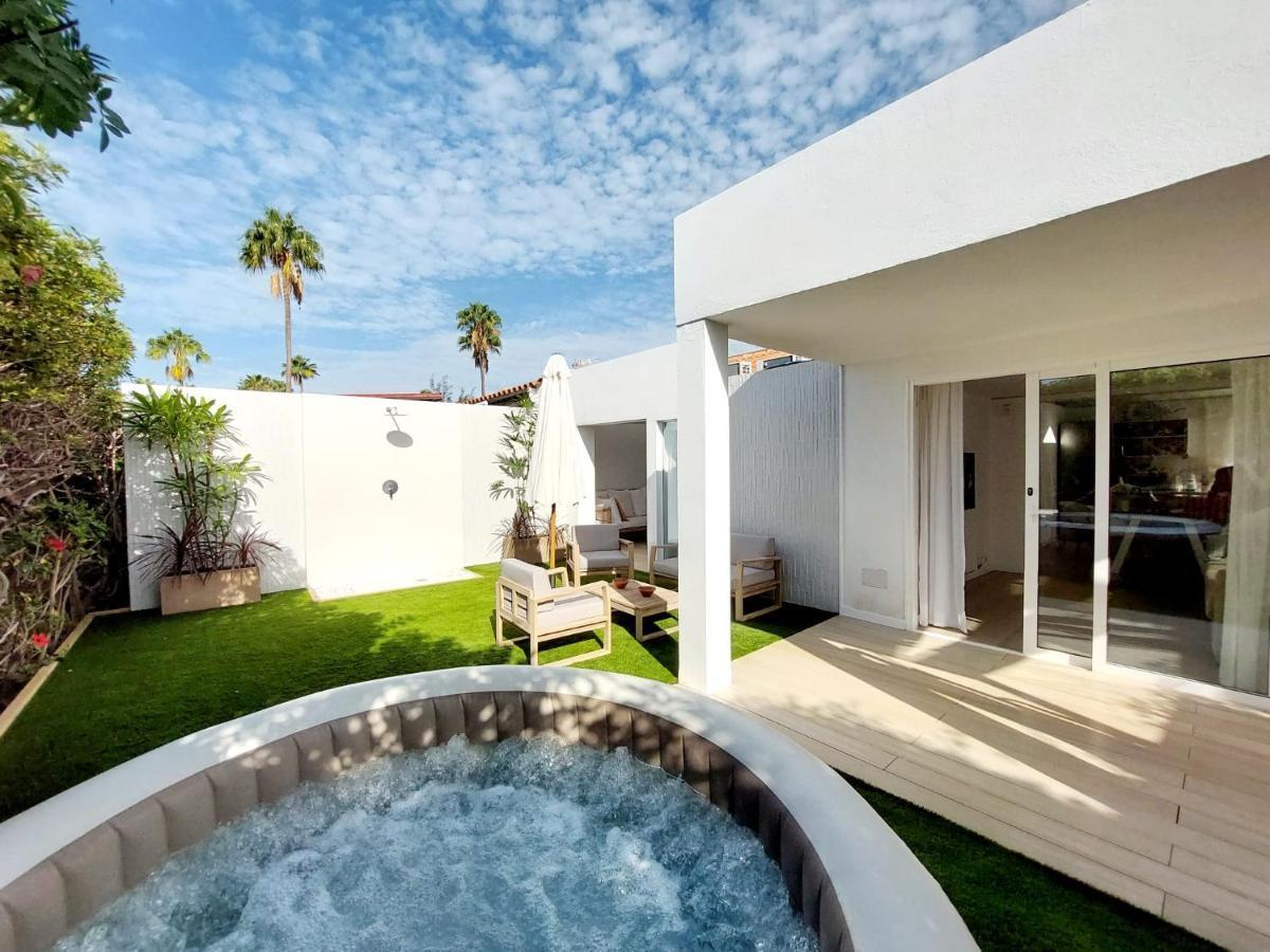 Bungalow De Diseno Hidromasajes Terraza Y Piscina. San Bartolomé Exterior foto